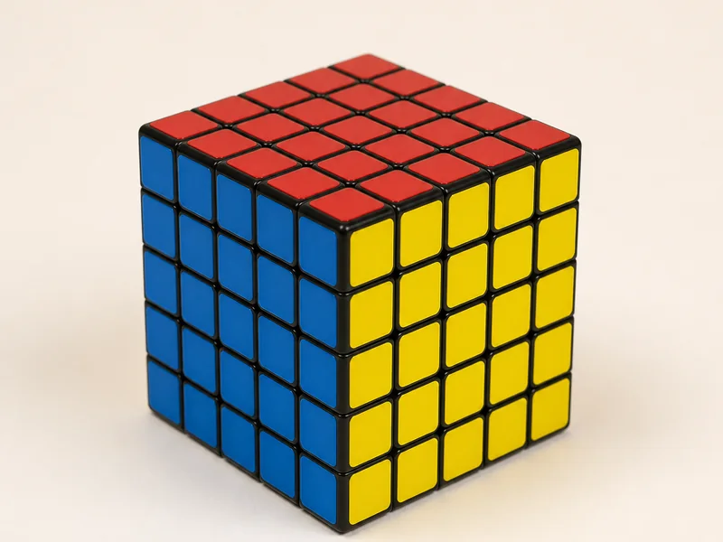 קוביית 5×5 במצב פתור