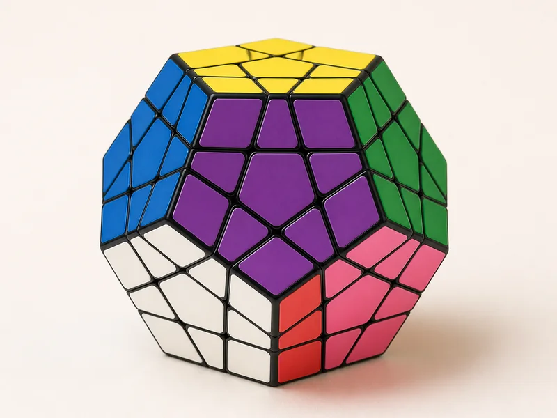 Megaminx במצב פתור