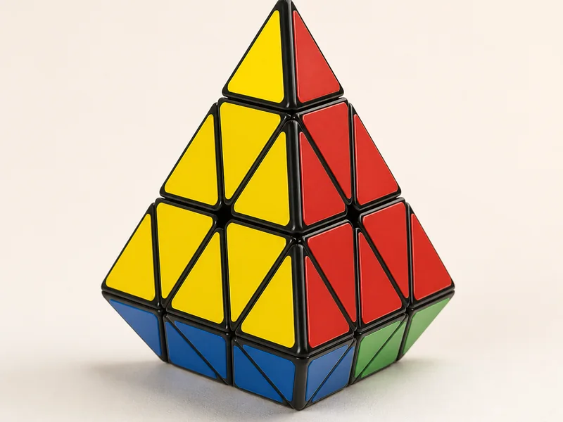 Pyraminx במצב פתור